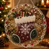 Pintura de diamantes más vendida transfronteriza, adornos navideños acrílicos DIY, disponibles exclusivamente en Amazon, se pueden personalizar con tus propios diseños, venta al por mayor