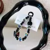Cadena para teléfono de cuentas de caramelo con cara sonriente, charm exquisito para mochila, llavero para coche, venta al por mayor de pequeños regalos para parejas