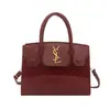 Bolso de Mujer Maduro y Elegante para el Trabajo y los Desplazamientos, Bolso de Mano Versátil de Color Sólido, Bolso de Hombro, Bolso Cruzado, Bolso Tote Simple de Alta Calidad