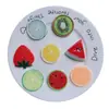 Juguete de comida de simulación DIY, rodajas de fruta, rodajas de sandía, pasador hecho a mano creativo, material para zapatos con agujeros, accesorios de joyería de resina