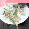 Tulipán Rosa Mesa Hotel Ramo Estilo Europeo Boda Rosa Claro Arreglo de Flores Artificiales Arreglo Floral Guía de Carretera