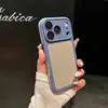 Funda Magnética Mate para Teléfono para iPhone 18 Pro Max Apple 17 Bicolor con Película Protectora para Lente Incorporada