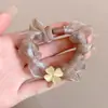 Goma para el pelo tipo scrunchie de malla estilo retro Ojo de Gato para mujer, Verano, Alta Elasticidad, para moño, Accesorio para el pelo, Banda elástica