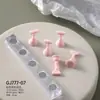 Set base de piezas de ajedrez para arte de uñas, piezas de ajedrez acrílicas transparentes, para práctica de arte de uñas, exhibición y venta al por mayor