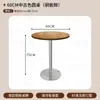 Estilo Log Refeição Simples Tema Restaurante Mesa e Cadeira Combinação Celebridade da Internet Café Chá com Leite Sobremesa Loja de Bolos Cadeira de Jantar de Lazer Comercial