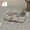 Banheiro Extra Grande para Cachorros com Recurso Anti-Salpico de Urina, Grade de Ferro Removível, Cerca Alta para Cães Pequenos, Suprimentos para Animais de Estimação no Atacado