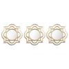 Espejo decorativo moderno marco de espejo de pared de plástico antiguo hueco tridimensional pared retro hogar sala de estar espejo decorativo de pared