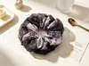 Elásticos para el pelo coloridos, elegantes y artísticos, scrunchies de malla floral de alta elasticidad, accesorios en stock para venta al por mayor
