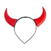 Diadema de Cuernos Rojos Pequeños Diadema de Cuernos de Demonio Decoraciones para Fiestas de Festival Día del Niño Accesorios Divertidos