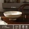 Cuenco Cerámico de Alta Gama Estilo Madera Natural para Uso Doméstico, Cuenco para Ramen, Cuenco Personalizado para Fideos de Restaurante, Cuenco para Comedor, Resistente a Altas Temperaturas, Vajilla Apta para Microondas