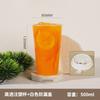 Copo injetor descartável para milk tea, espessado, fosco, rede vermelha, plástico, comercial, com tampa, à prova de vazamento, embalagem para viagem, copo de milk tea