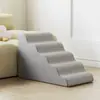 Escaleras para Mascotas, Escaleras para Perros, Peldaños para Cama, Antideslizantes, Escalera de Escalada Extraíble y Lavable, Rampa, Escalera Especial para Perros Pequeños Mayores