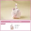 Bolsa de Armazenamento Rosa Borboleta Ouro Brocado Fabricada na Fábrica, Bolsa de Tecido para Bule de Chá, Bolsa Portátil para Conjunto de Chá, Bolsa de Mão para Viagem