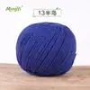 Hilo de Algodón Hueco de 2 mm para Bolsas de Playa Caladas Hechas a Mano con Ganchillo, Material Especial Bola de Hilo Redonda de 2 mm