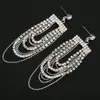 Brincos Coreanos com Zircônias Completas, Brincos Vintage Exquisitos, Brincos Combinados de Camada Dupla Tendência para Mulheres Atacado E144