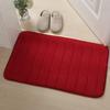 Juego de tres piezas de alfombrilla para inodoro de vellón coral, gruesa, antideslizante, de color sólido, acolchada, absorbente, para baño, venta al por mayor
