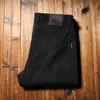 Pantalones casuales rectos holgados para hombre, textura gruesa, color caqui oscuro, textura de sarga suave, cepillado, otoño e invierno 2023