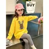 Camiseta de Manga Larga para Niña 2026 Nuevo Estilo Otoño para Niños Mayores, 100% Algodón Puro, Top Casual, Elegante