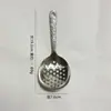 Cucharón de Sopa de Placa Corta Martillada de Acero Inoxidable Colador Cuchara Común de Restaurante Colador Cuchara Dosificadora Colador Cuchara para Servir Arroz Cuchara para Sorber Fideos Tamiz para Harina