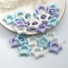 Nuevo Plástico Acrílico Niños Hecho a Mano DIY Colorido Estrella de Cinco Puntas Cuentas Cadena para Teléfono Móvil Cuentas Cuentas Sueltas Accesorios de Joyería