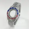 Accesorios para relojes más vendidos 40 mm caja de reloj impermeable de acero inoxidable caja y correa de alta calidad