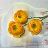 Flores Artificiales con 3 Cabezas de Peonías de Mil Capas para Paisajismo, Arreglos Florales, Decoración de Fondo de Boda, Flores Artificiales, Flores Falsas