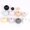 Cuentas de Madera de Haya de Colores Madera Redondas Sueltas de 10-30 mm Accesorios para Joyería DIY Collares Pulseras Fabricante En Stock