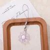 Chaveiro Pingente Girassol Cor de Doce DIY Fresco e Simples Anti-perda Corrente de Celular Portátil Acessório de Bolsa Feito à Mão