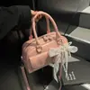 Bolso de Axila de Nicho de Alto Valor Estilo Coreano para Mujer, Nueva Moda Primavera 2026 Bolso Retro de Cuero con Cera de Aceite para Viajes