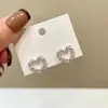 Pendientes de Perla Estilo Coreano Francés Elegante con Cierre de Plata 925 Pendientes de Gama Alta Corazón Flor Pendientes Versátiles para Mujer Venta al por Mayor