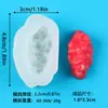 Molde de Pegamento de Cristal Hecho a Mano DIY Colgante de Joyería de Piedra Cruda Artificial Adornos de Racimo de Cristal Molde de Silicona Hecho a Mano