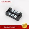 Borne Tb-2503 Conector Fixo Retardador de Chama Conector de Caixa de Distribuição Trilho de Fiação Instalação Fio