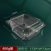 Cajas desechables para sushi, recipientes rectangulares para alimentos, loncheras transparentes, cajas de empaque para rollos de comida y fruta/verdura y carne, cajas para frutas