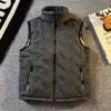 Chaleco unisex de grafeno ultrasónico transfronterizo para otoño e invierno, chaleco cálido de lana de cordero para mediana edad y personas mayores, chaleco sin mangas