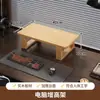 Soporte de madera maciza para ordenador de escritorio, estante de almacenamiento para escritorio de oficina, organizador de escritorio, soporte para portátil
