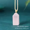 Atacado do Fabricante Pedra Olho de Gato Ruyi Xiangyun Cadeado Pingente de Cadeado de Segurança Pingente de Jade Masculino e Feminino Suprimento ao Vivo