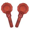 Luz de construcción nocturna portátil con forma de flor de ciruelo, luz octogonal, luz indicadora de cono de carretera intermitente de seguridad, luz de barrera de carretera LED de advertencia