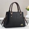 Bolsos transfronterizos, bolso de mano para mujer, elegante bolso de mano de moda con textura, bolso de hombro de gran capacidad y alta calidad para mujer.