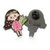 Emblema dos desenhos animados personalizado liga de zinco crachá de personagem de desenho animado fazendo broche de metal cozimento pintura crachá comemorativo personalizado