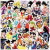 100 Novos Adesivos de Graffiti de Dragon Ball capacete estojo de lápis computador copo d'água carro elétrico carro elétrico adesivos adesivos