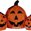Nova Cabeça de Abóbora Luminosa Halloween Ferro LED Luz Exterior Interior Varanda Janela Decoração Luminosa Arte em Ferro