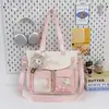 Nueva Moda Estilo Coreano Bolso de Hombro Único Bolso de Estudio Nylon Ligero Bolso de Mano Casual Gran Capacidad Bolso Cruzado para Estudiante de Secundaria