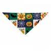 Pañuelo para mascotas transfronterizo estilo calabaza de Navidad Halloween accesorio para perro bufanda triangular lindo y adorable bufanda para el cuello de gato