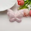 Tecido novo de verão camada dupla pequenos acessórios de pérola e borboleta semiacabados DIY acessórios de cabelo para crianças acessórios para roupas calçados