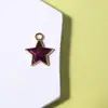 Pingente Gota de Óleo Roxa Acessórios de Liga Pingente Joias DIY Brincos Criativos Colar Pulseira Joias Exquisite