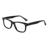 Monturas de Gafas Clásicas con Remaches Estilo Europeo y Americano, Versátiles para Hombres y Mujeres, Montura Cuadrada, Se Pueden Adaptar Lentes de Graduación, Monturas Retro de Acetato para Miopía