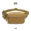 Riñonera Táctica para Exteriores Bolsa Deportiva Bolsa de Almacenamiento Montada en la Cintura Bolsa de Accesorios Portátil Multifuncional