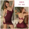 Camisola Sexy Renda Franzida com Bojo e Robe, Estilo Rosa Pura Tentação Desejo, Conjunto de Lingerie Feminina Plus Size P4058