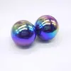 16mm Sin Rayaduras Color Sólido UV Colorido Concha Agujero Recto Cuentas Redondas Hechas a Mano DIY Cuentas Sueltas Transmisión en Vivo Accesorios Hechos a Mano