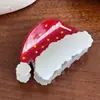 Nuevo Clip Navideño Copo de Nieve Árbol de Navidad Papá Noel Accesorios para el Cabello Brillo Fino Atmósfera Festiva Pinza para el Cabello de Niña